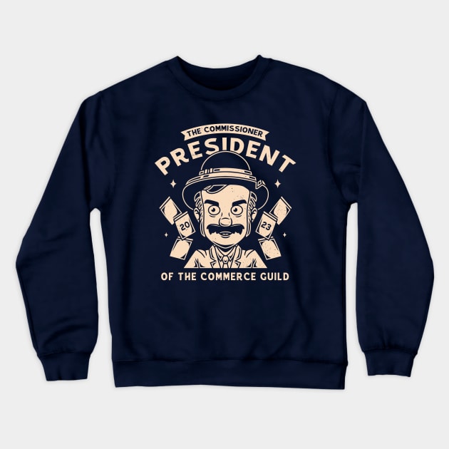 Commissioner Crewneck Sweatshirt by Alundrart